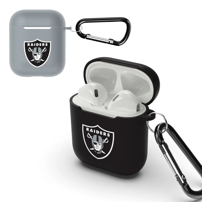 2 pack oakland raiders airpods case official team design scaled