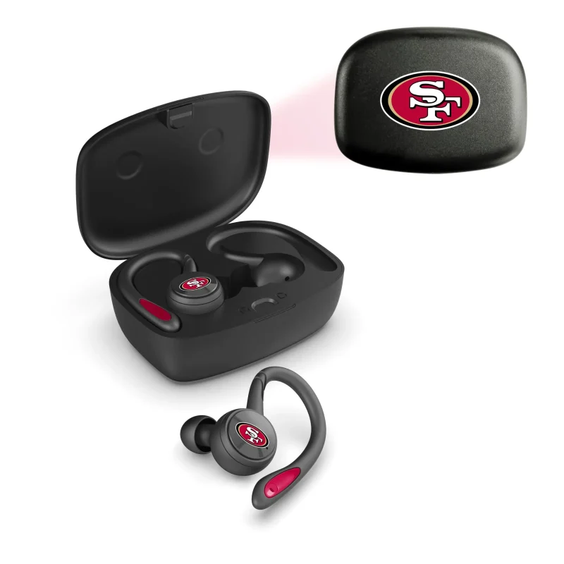 49ers true wireless earbuds nfc bluetooth