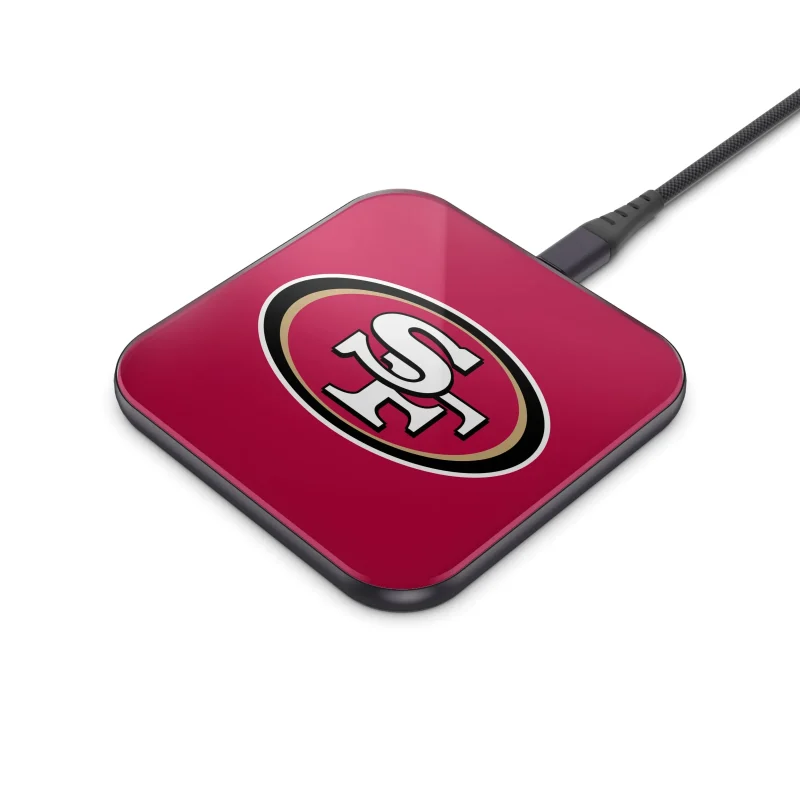 49ers wireless charging pad nfl official