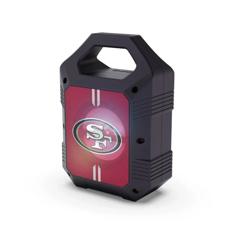 49ers xl bluetooth speaker shockbox nfl edition