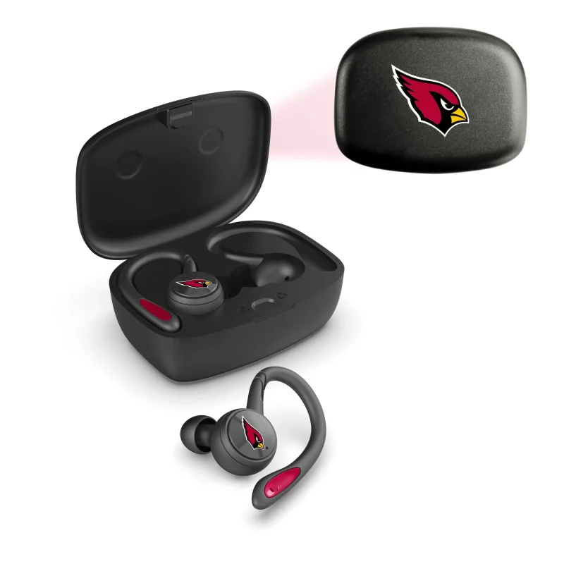 arizona cardinals true wireless bluetooth earbuds