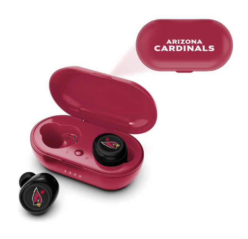 arizona cardinals true wireless earbuds nfl bluetooth v2 scaled