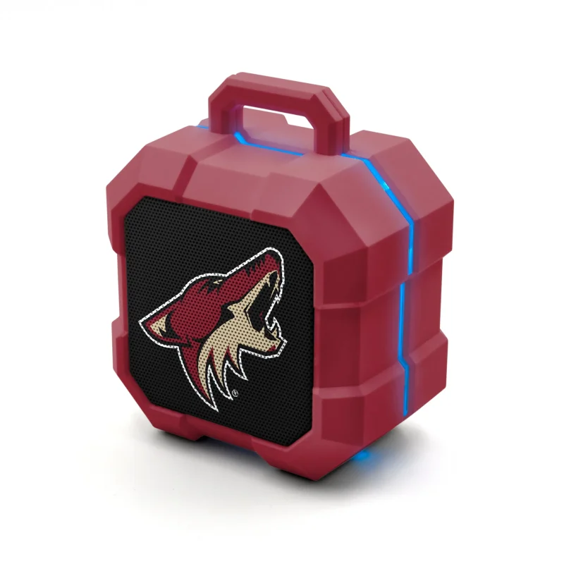 arizona coyotes led bluetooth speaker nhl