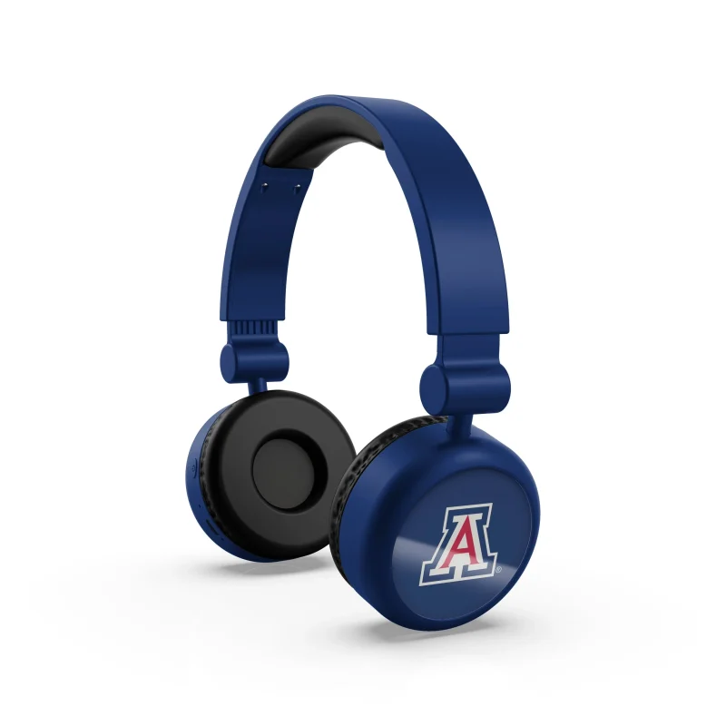 arizona wildcats bluetooth on ear headphones lightweight wireless scaled