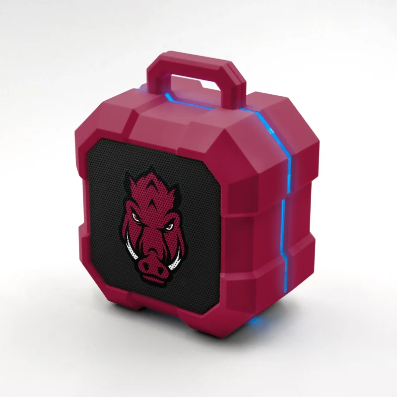 arkansas razorbacks led bluetooth speaker