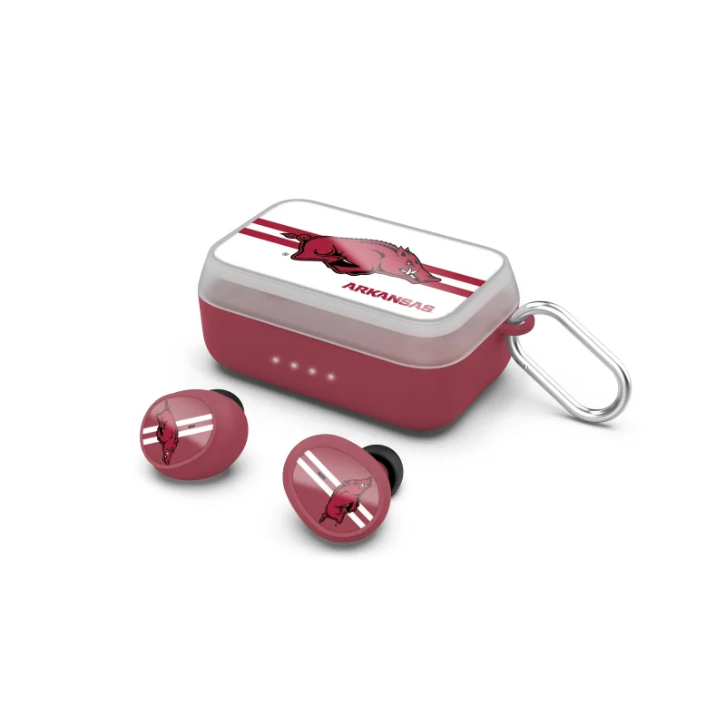 arkansas razorbacks wireless earbuds