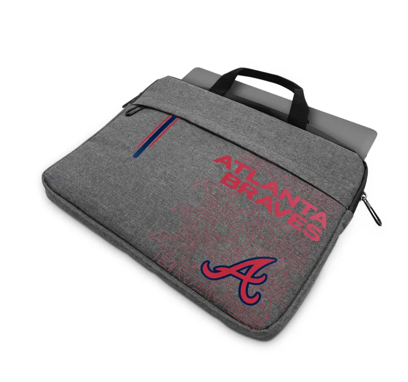 atlanta braves mlb laptop sleeve