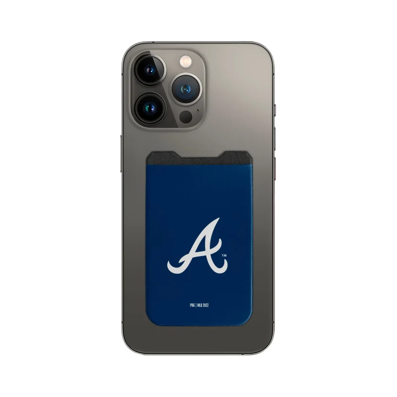 atlanta braves mlb phone wallet elastic design scaled