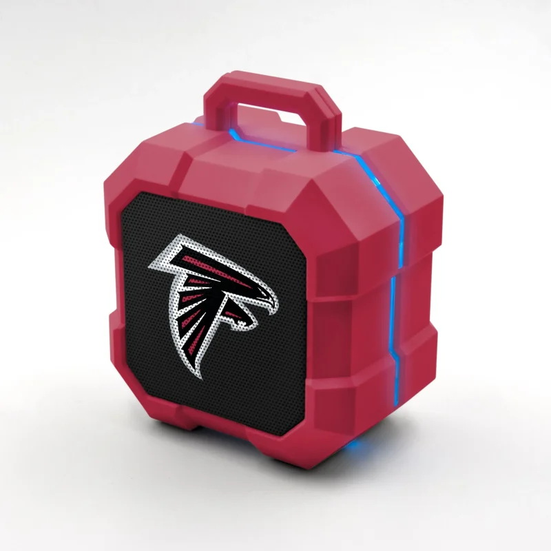 atlanta falcons nfl bluetooth led speaker shockbox edition