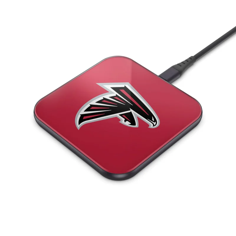 atlanta falcons nfl wireless charger pad