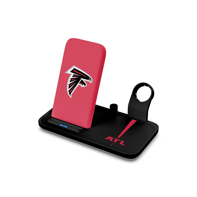 atlanta falcons wireless charging stand nfl edition