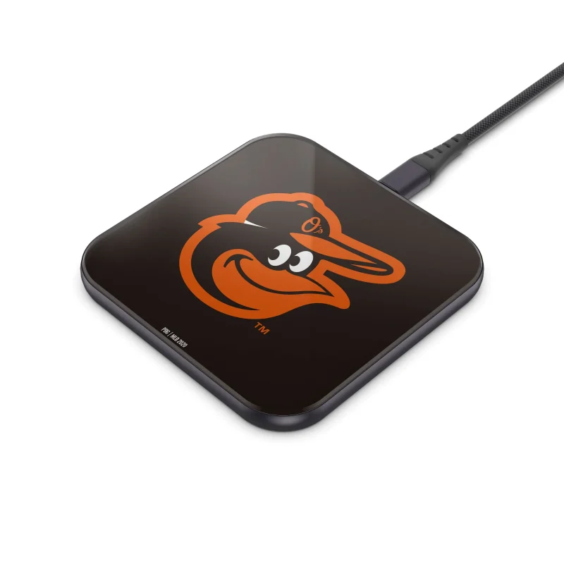 baltimore orioles wireless charger pad