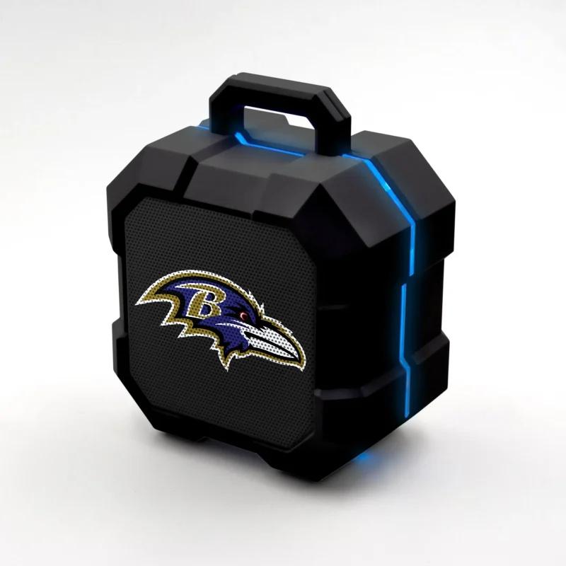 baltimore ravens led bluetooth speaker