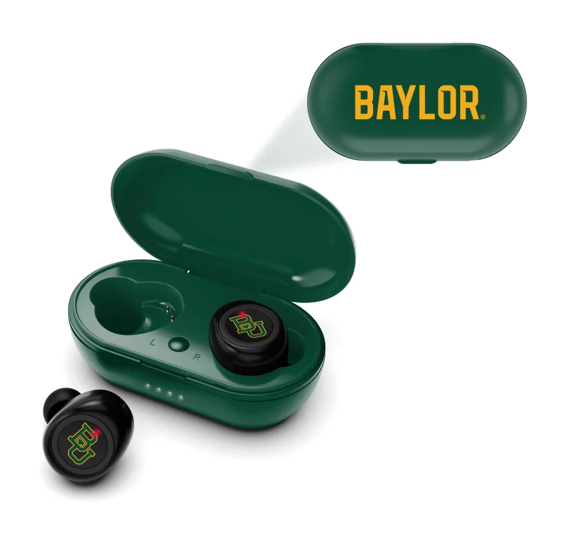 baylor bears true wireless earbuds premium sound secure fit scaled