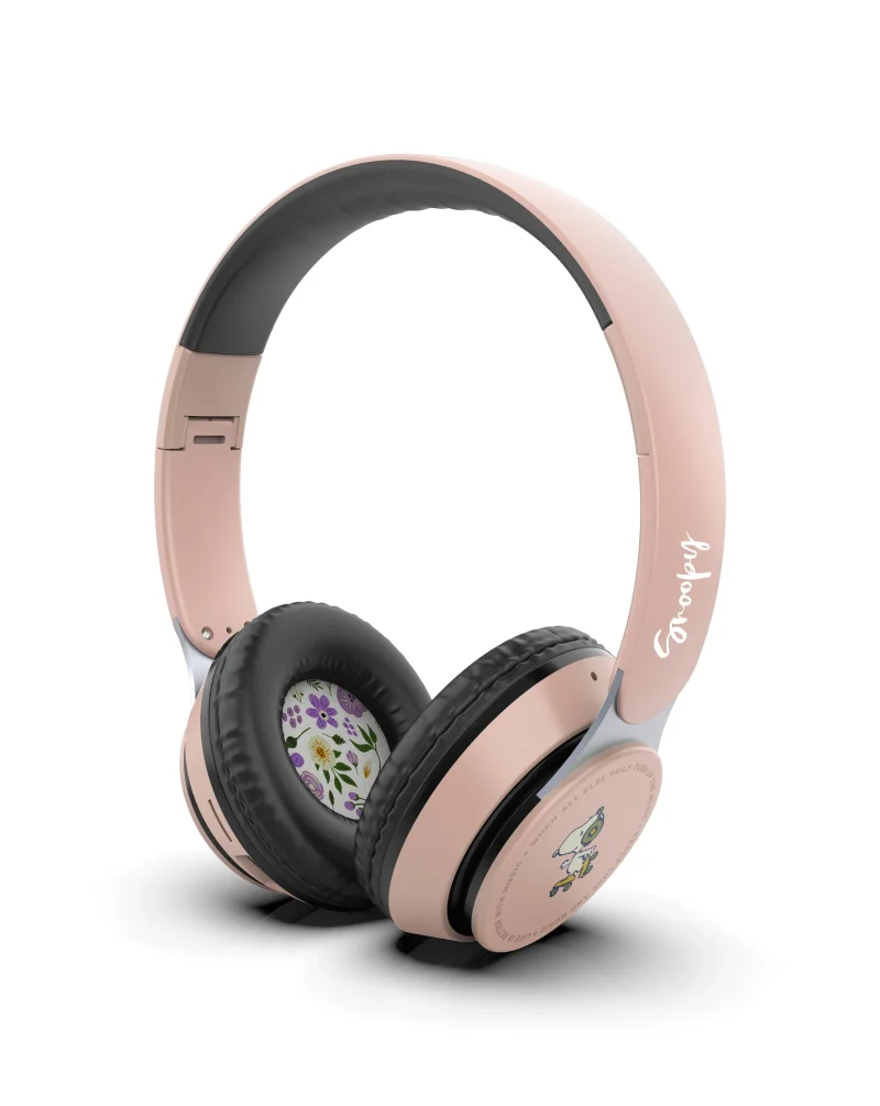 bloom pink floral bluetooth headphones scaled