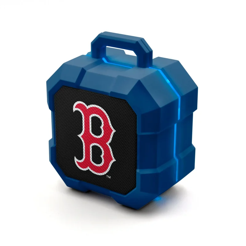 boston red sox led bluetooth speaker mlb shockbox edition