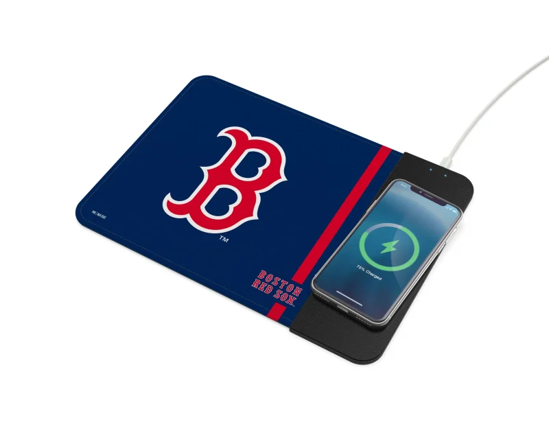 boston red sox wireless charging mouse pad scaled