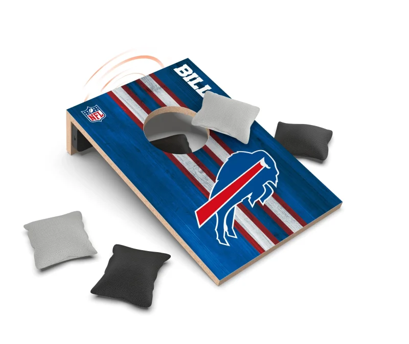 buffalo bills cornhole set with bluetooth speaker scaled