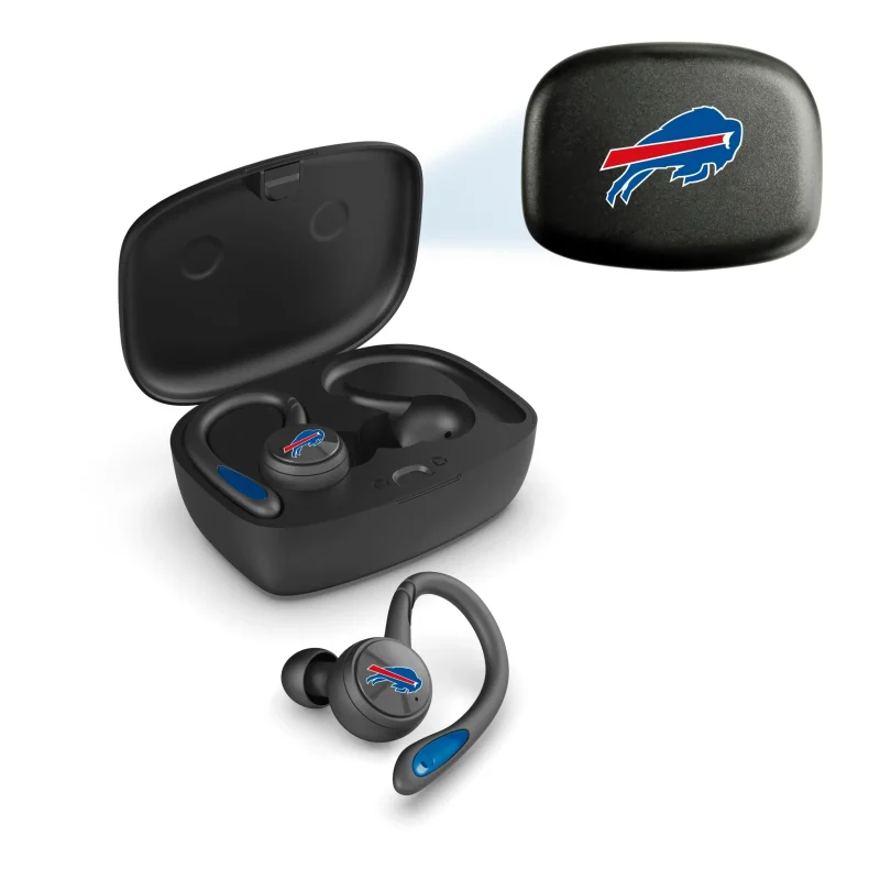 buffalo bills true wireless bluetooth earbuds nfl sport edition