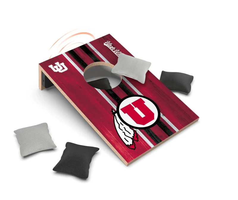 byu cougars cornhole set wireless bluetooth speaker scaled