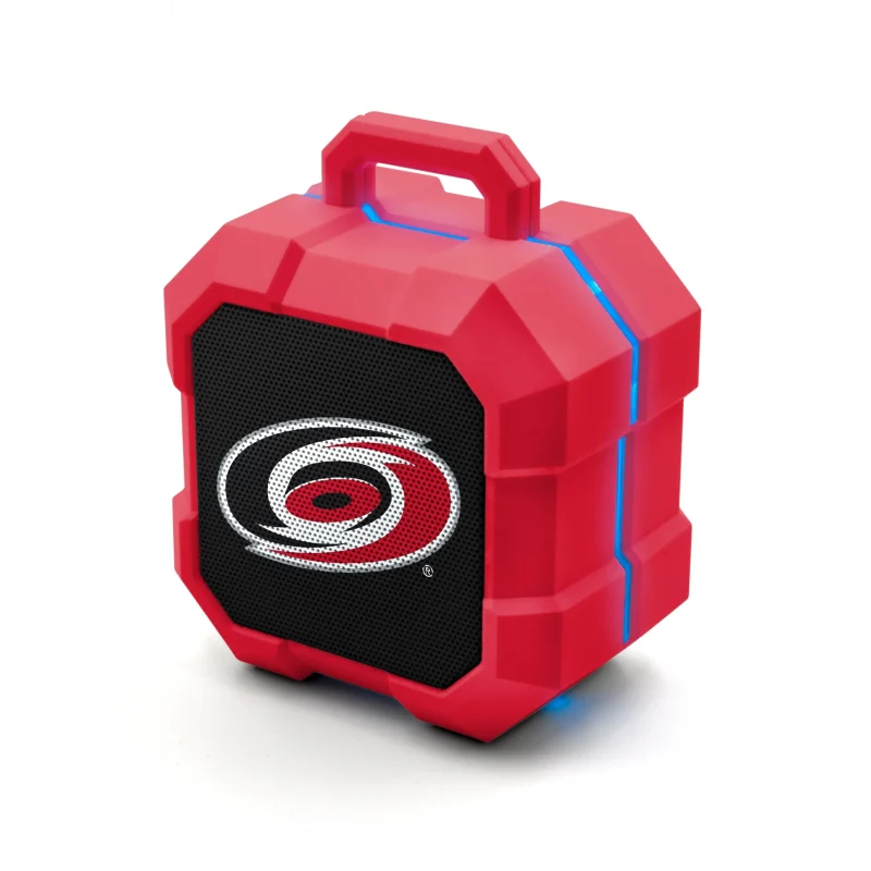 carolina hurricanes nhl led bluetooth speaker