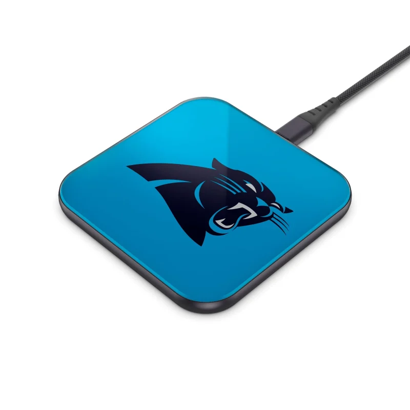 carolina panthers nfl wireless charger pad