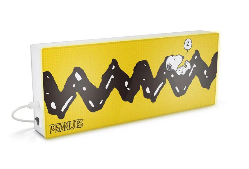 charlie brown stripe lightbox peanuts basic edition