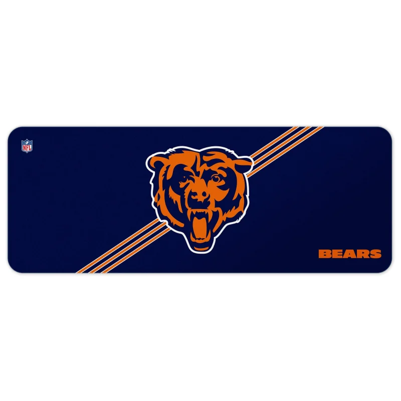 chicago bears team stripe desk mat nfl licensed scaled