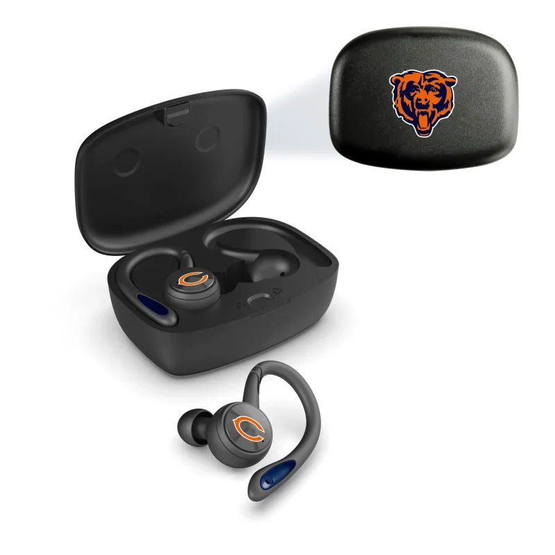 chicago bears true wireless bluetooth earbuds