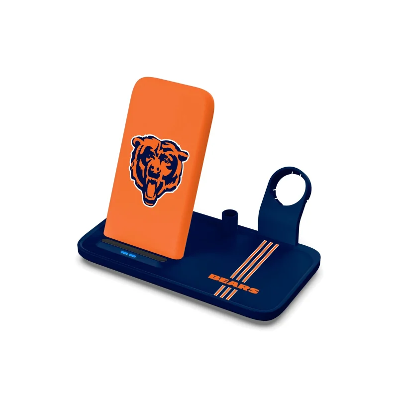 chicago bears wireless charging dock nfl edition