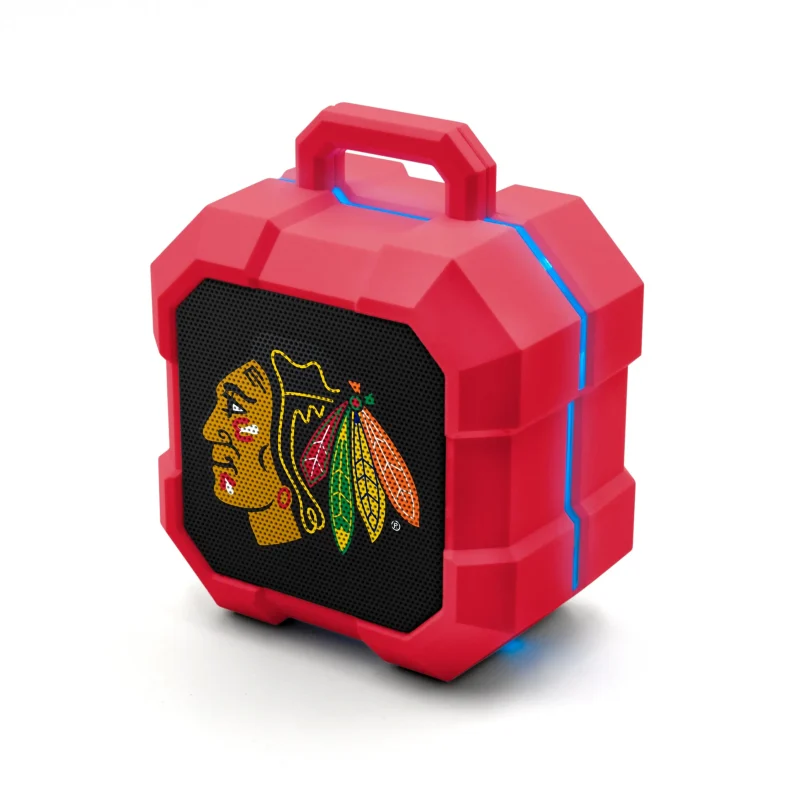 chicago blackhawks led bluetooth speaker nhl