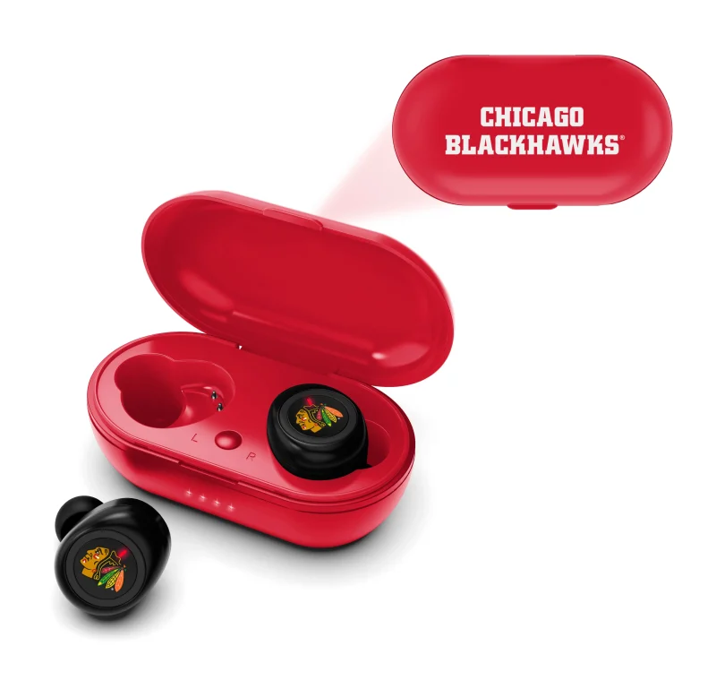 chicago blackhawks true wireless earbuds scaled