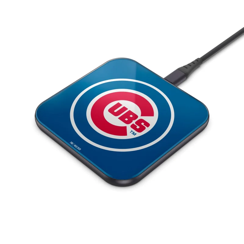 chicago cubs wireless charging pad mlb official