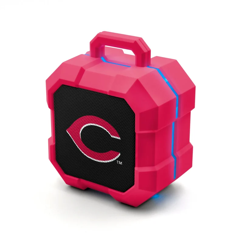 cincinnati reds bluetooth led speaker mlb