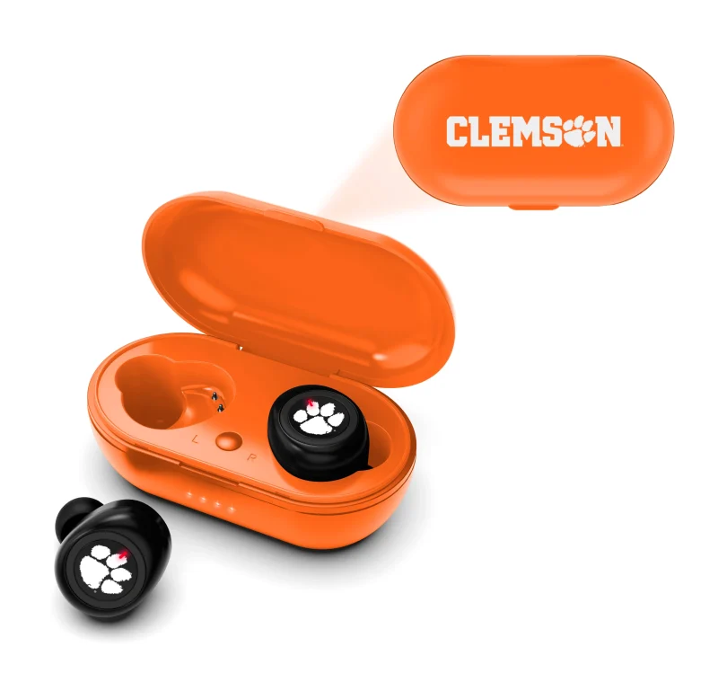 clemson tigers wireless earbuds scaled