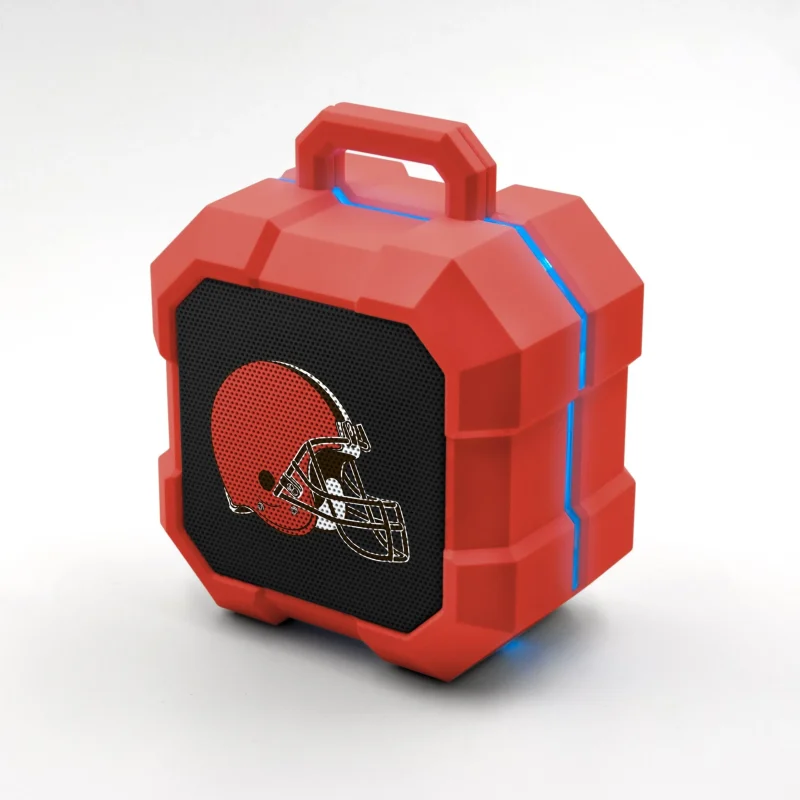 cleveland browns led bluetooth speaker nfl shockbox edition