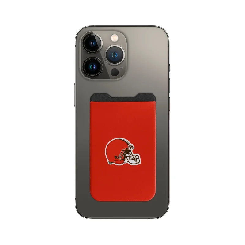 cleveland browns nfl phone wallet elastic secure scaled