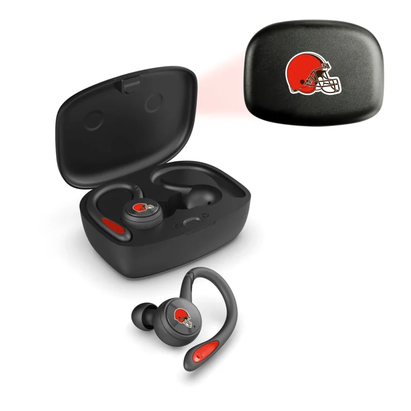 cleveland browns true wireless earbuds nfl bluetooth