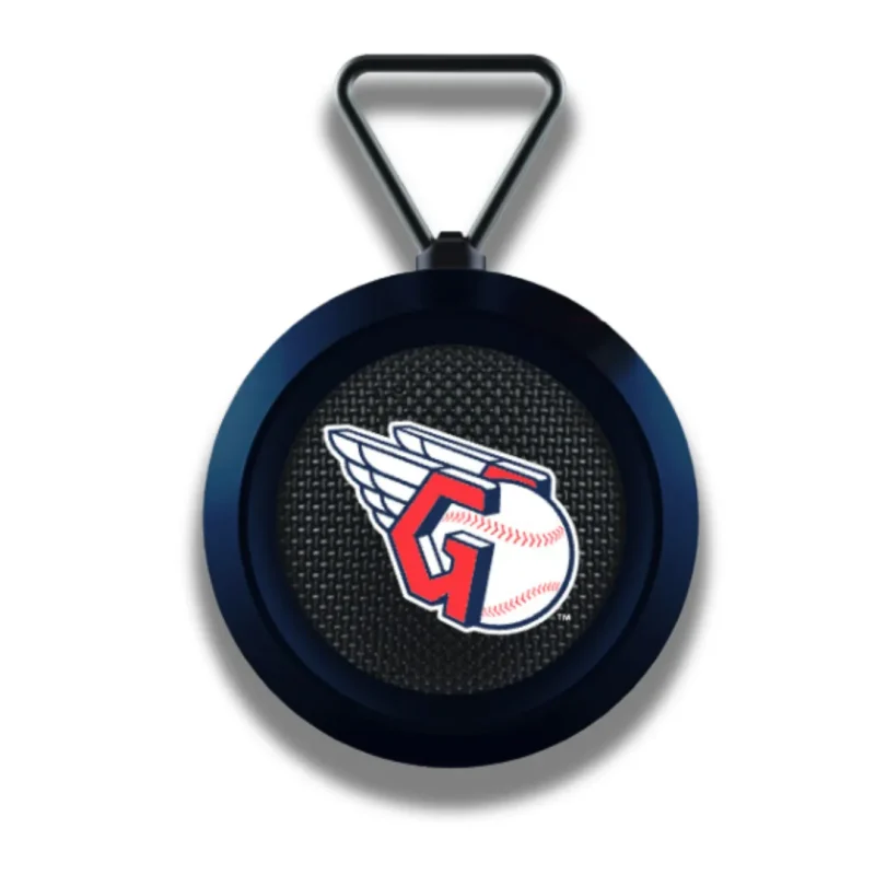 cleveland guardians mlb bluetooth speaker magnetic design