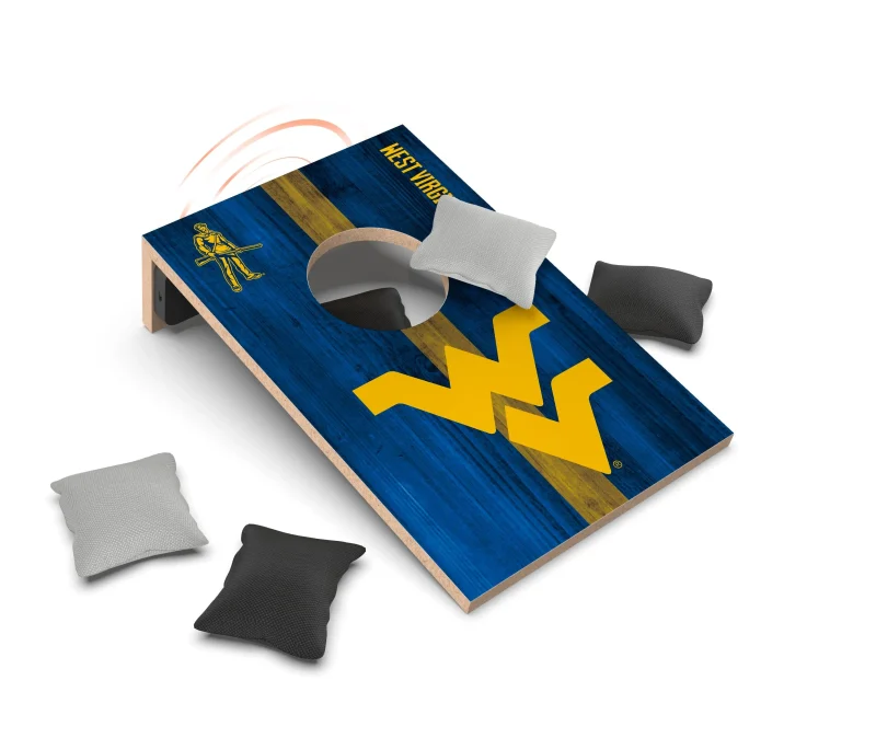 collegiate cornhole set with bluetooth speaker scaled