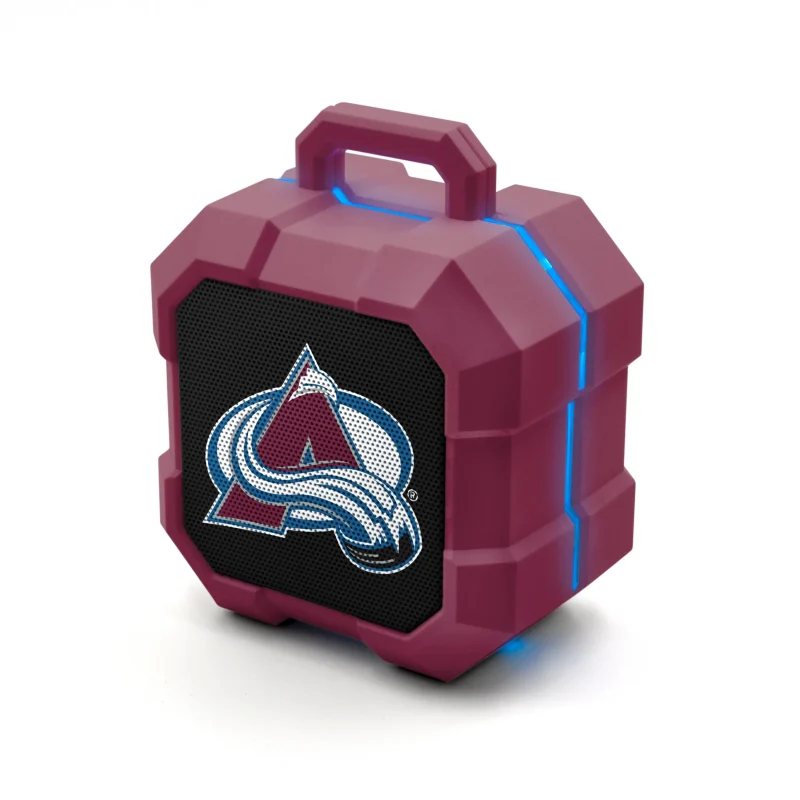 colorado avalanche led bluetooth speaker nhl