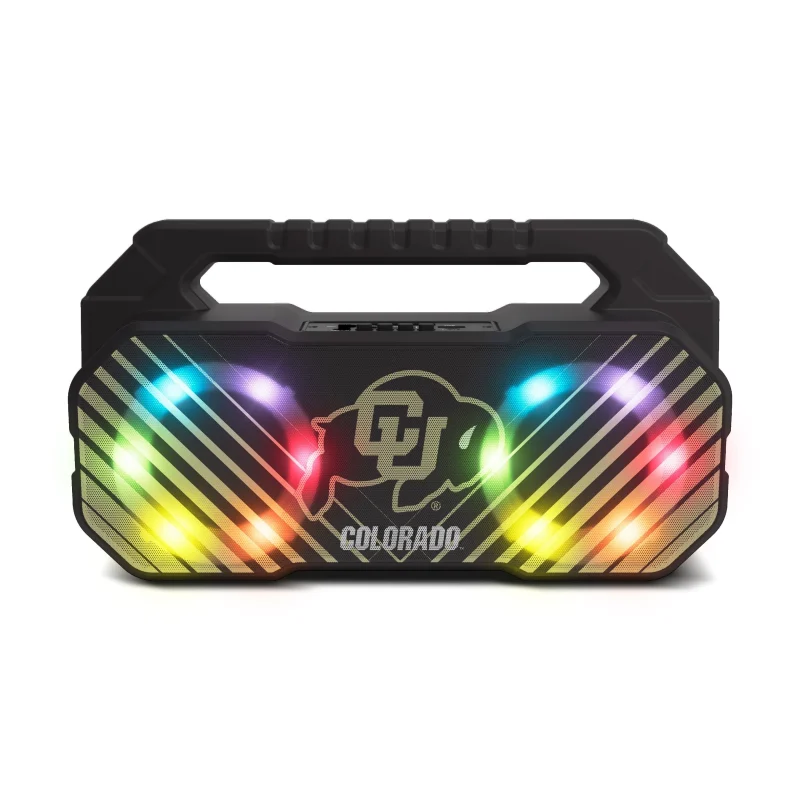 colorado buffaloes bluetooth boombox speaker with fm radio scaled