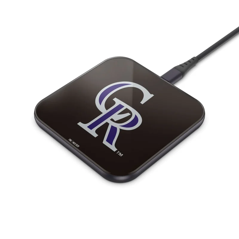 colorado rockies mlb wireless charger pad