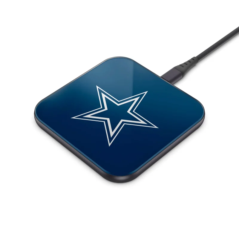 dallas cowboys nfl wireless charger pad