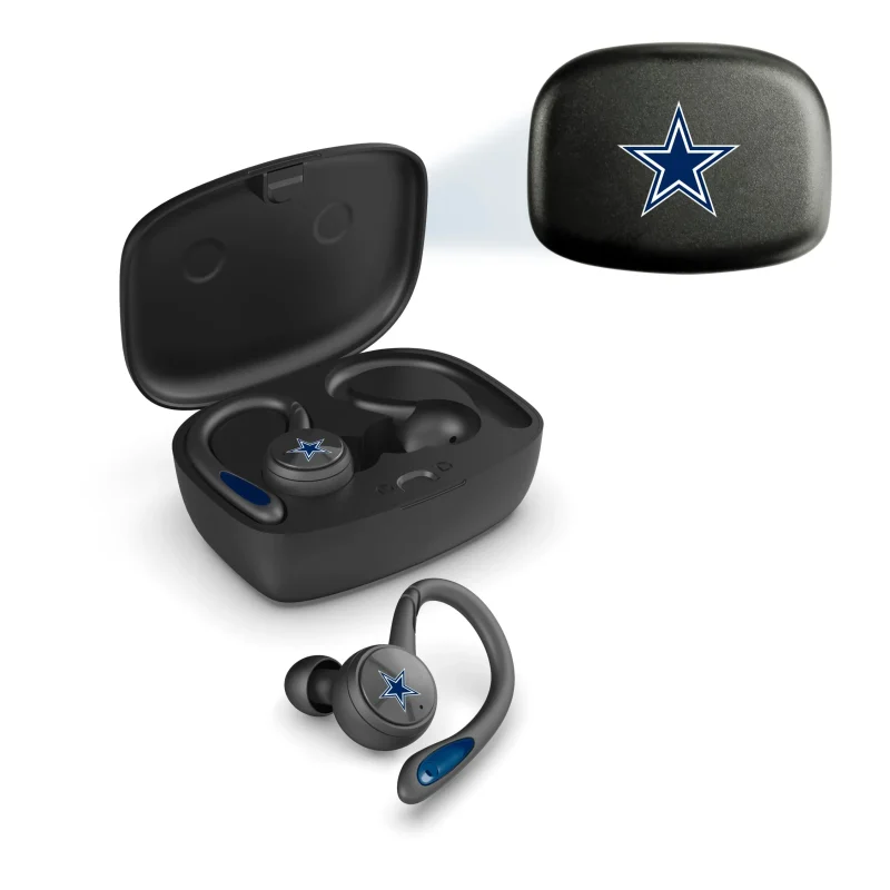 dallas cowboys true wireless earbuds nfl bluetooth sport earphones