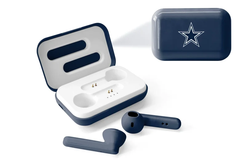 dallas cowboys true wireless earbuds nfl bluetooth v4 scaled