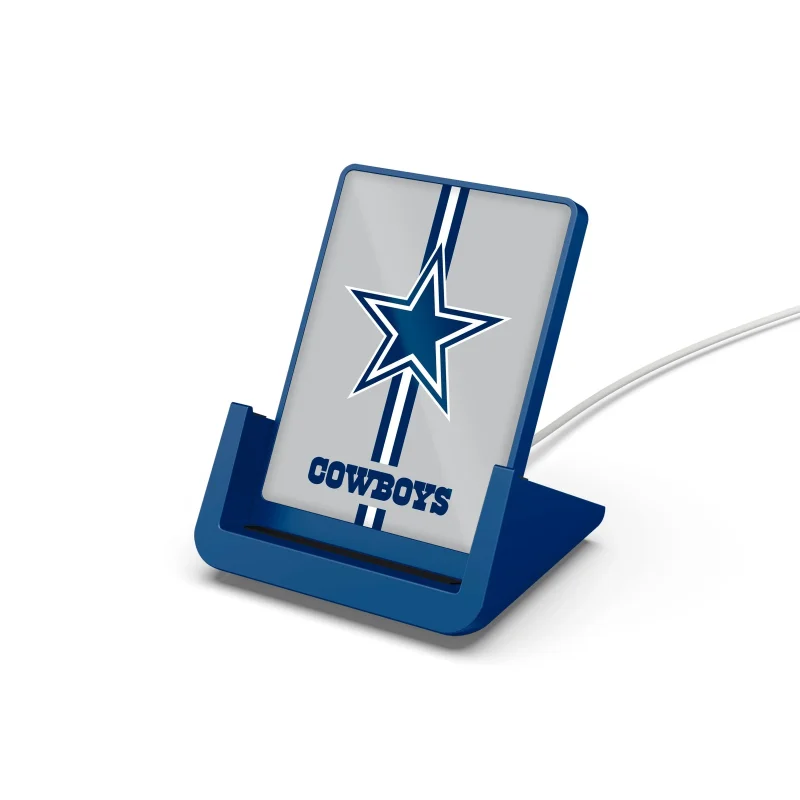 dallas cowboys wireless phone charger stand