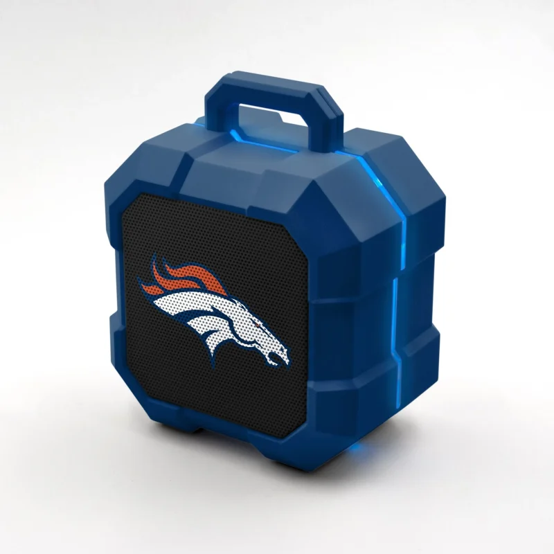 denver broncos led bluetooth speaker