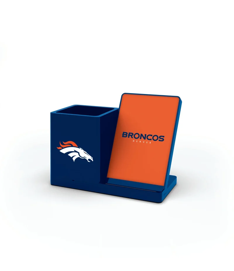 denver broncos nfl wireless charger cup official team pen holder scaled