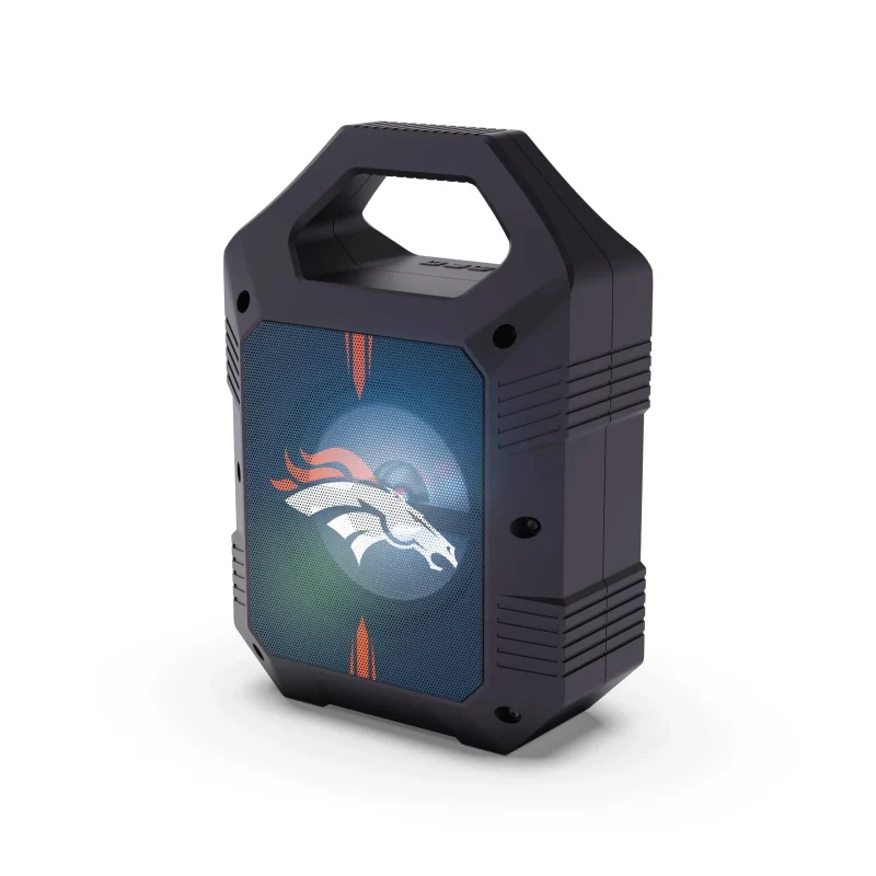 denver broncos shockbox xl bluetooth speaker